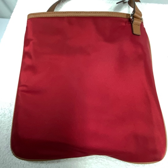 NWOT - Michael Kors Red Nylon Kempton Crossbody - Picture 4 of 14
